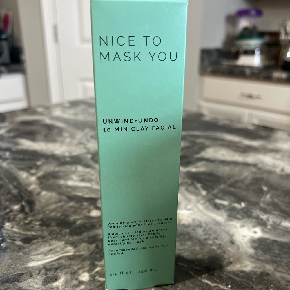 Sun + Moon Kaolin Clay Facial Mask, Pore Cleansing Skincare Treatment